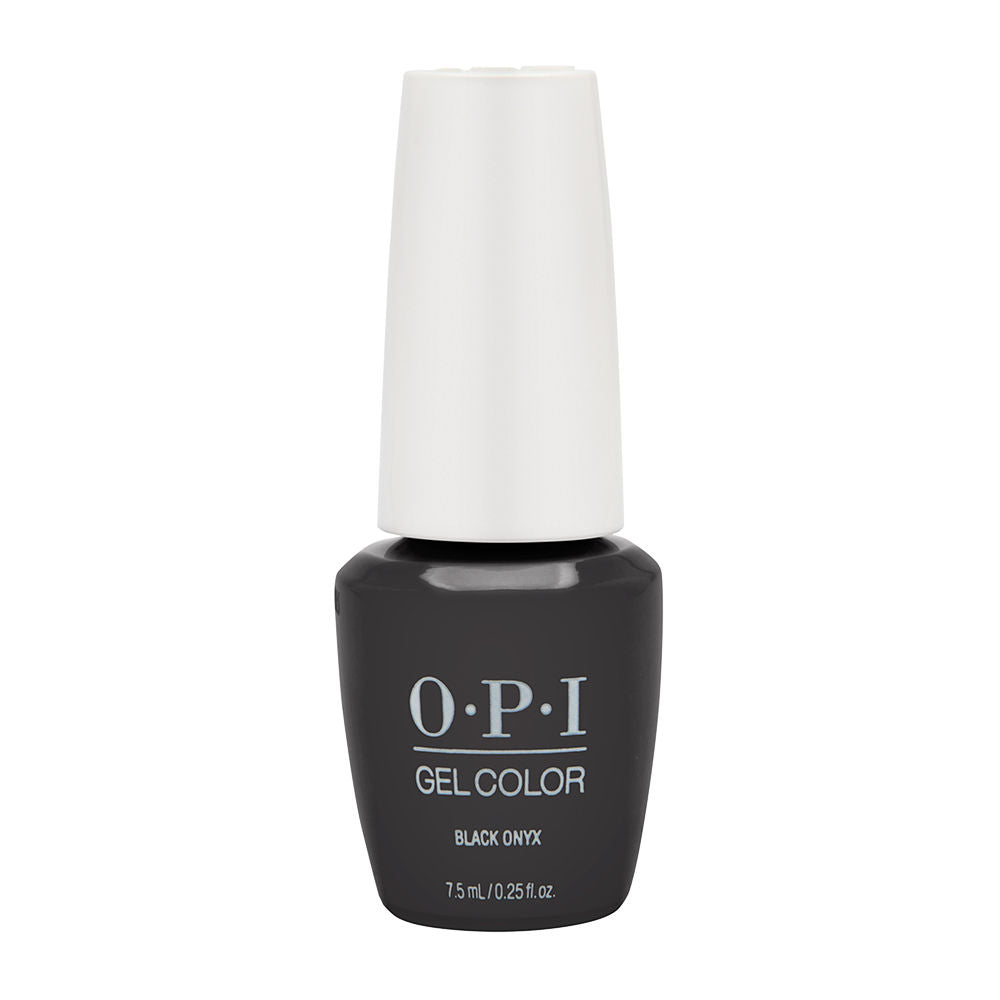 OPI GelColor Soak-Off Gel Lacquer Mini GCT02B / 0.25oz - Black Onyx